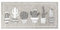 Tappeto Cucina In Ciniglia Passatoia Multiuso Ingresso Corridoio Antiscivolo Prodotto Italiano Disegni Piazzati Cotone Varie Misure Lavabile In Lavatrice - Cactus Grigio - 57x115 cm