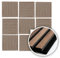 Kaiser plastic® Akustikpaneele | Farbe: Eiche und Walnuss | Wandpaneele im Format 60 x 60 cm | Lamellenwand aus Holzfunier und Filz | moderne Wandverkleidung (Walnuss - 4 Stk. SET)