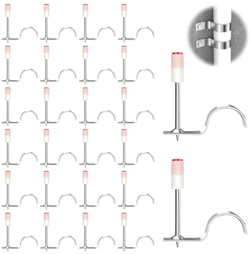 200 Piezas Pistola de Clavos Accesorios, Clavos Redondos de Acero 7.3 mm, Clavadora Hormigon Dispositivo de Fijación Accesorios, para Paredes de Cemento, Techos, Hormigón (200)