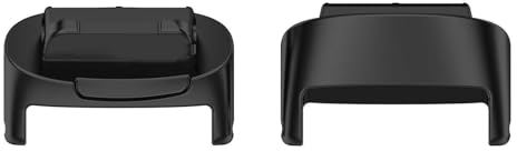 KUWAI 2 Stück Edelstahl Metall Adapter Kompatibel mit Fitbit Luxe Armband, Verschleißfest Langlebig Uhren Adapter für Fitbit Luxe Uhrenarmband mit 12mm Bandbreite (3)