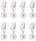 PH PandaHall 8pcs Pinces de Poids en Perles pour Nappe de Table Clips Nappe Poids Cintres Nappe Poids Clips Perle Pendentif Nappe Poids pour Printemps Mariage Jardin Nique en Plein Air Décoration