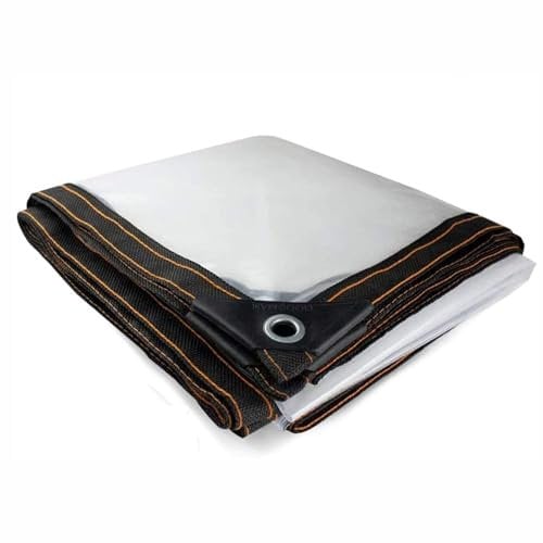 Clear Tarp 1×3m/3×10ft, Transparent Tarps with Grommets for Patios, Transparent Tarpaulin Waterproof Heavy Duty, Tear Proof, for Tarpaulin Canopy Tent, Boat, RV or Pool Cover