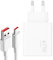 Chargeur Rapide Xiaomi 67W avec Câble USB-C de 1m, Adaptateur Chargeur Turbo Xiaomi, Compatible Xiao-mi 13T/13/12S Ultra/12 Lite/12X/11T, Redmi Note 13/12/11 Pro/11S, POCO X6/F5/X5, Mi 11 Ultra