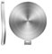 Piastra per diffusore di calore in acciaio inox, adattatore per piastra a induzione in acciaio inox con manico separabile per piano cottura (28 cm)