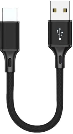 Generico USB C Data Cable - 25cm Extra Long USB C Cable Phone Charger Wire,Fast Charging Long Data Transfer Braid Portable Charger Cord for Laptop Computer Office