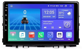 Radio Android 15 para Kia Rio YB KX Cross 2016-2020 Pantalla IPS 9 Wireless Carplay/Android GPS BT WiFi USB FM Control Volante(2GB+32GB)