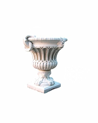 Antikes Wohndesign 2 x Blumentopf Amphore Pflanzschale Steinmöbel Blumenkübel Pflanzkübel 174KG