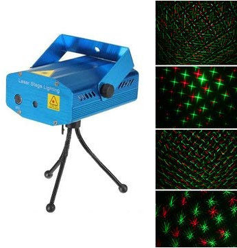 Proiettore Laser di Luci Verde e Rosso per Interno Decorazione Natalizia per Addobbo Natale
