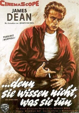 ...denn Sie wissen nicht was Sie tun, James Dean (1955) | Import Filmplakat, Poster [59 x 84 cm]