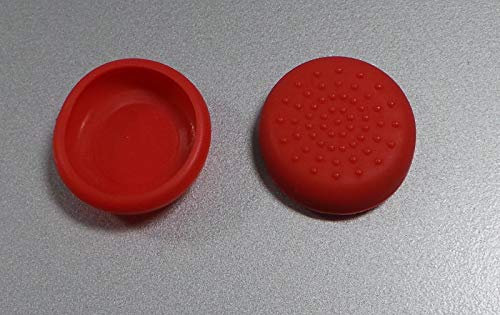 SM-PC® 2 STK. Caps kompatibel zu PS4 Controller Thumbstick Grip Abdeckung- Farbe: Rot #a15