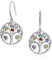 CRYSLOVE Tree of Life Earring For Women 925 Silver Birthstone Crystal Pendant Family Tree Earrings,Jewelry Gift For Birthday