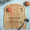 Personalised Breakfast Egg Board -Polar Bear- Breakfast Boards for Kids