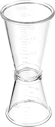 Othmro Spirit Measure 10ml/20ml, Double Cocktail Jigger PC Resin, Shot Measure for Spirit Bar Restaurant Home