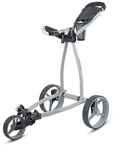 BIG MAX Blade IP - 3 Rad Golftrolley Faltbar- Ultraflach & Robust (Grau)