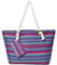 DonDon Strandtasche mit Reißverschluss, Große Strandtasche XXL, Shopper Tasche Damen - Praktische Beach bag Umhängetasche Damen Badetasche für Strand und Meer - Hippie Life