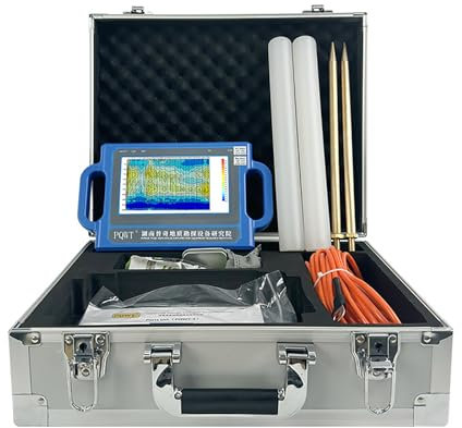 PQWT Detector de agua S500 Buscador de agua subterránea opcional 100M/150M/300M/500M Detector de agua para pozo Localizador de agua subterráneo pozo Perforación de agua Equipo auxiliar