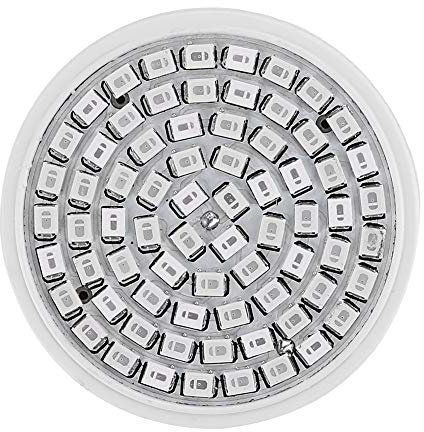 Cikonielf Grow Lights, E27 36W AC220V Full Spectrum 72 LEDs SMD2835 LED Plant Flower Hydroponic Bulb White