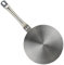 Induction Hob Adapter Plate Diameter 24 cm, Stainless Steel with Stainless Steel Handle, Heat Distributor, for Tagines, Espresso Makers and Cookware on Induction Plate Suitable for All Hob Types