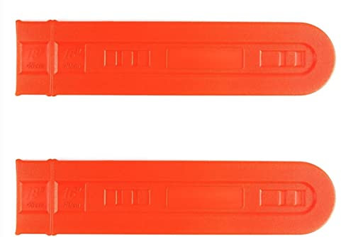 TJPoto Paquete de 2 fundas para cadena de motosierra de 45,7 cm, pieza de repuesto para Husqvarna