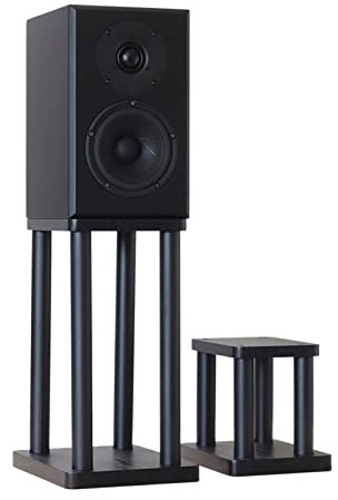 Speaker Stands,Universal Floor Surround Sound for Satellite & Bookshelf Speakers, 2 Stands Included