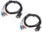 sourcing map VGA to RCA Cable, 1.5M/5ft Adapter Cable 3RCA to VGA Cable for Computer TV, Pack of 2