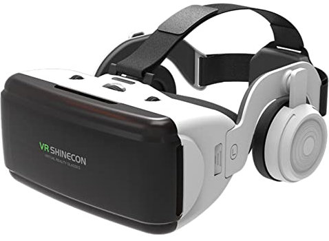 Gafas VR para teléfono, Auriculares VR estéreo HD 360, Gafas de Realidad Virtual universales con Audio, Las Mejores Gafas de Juego Gafas de Realidad Virtual, Auriculares de Realidad Virtual Transpirab