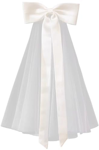 LuLiyLdJ Schleier Braut, Brautschleier Kurz, Braut Hochzeit Softtüll Weiß Schleier