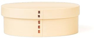 Bento-Lunchbox aus Holz, japanischer Stil, traditionell, natürliches Holz, 3 Fächer, Geschirr für Kinder und Erwachsene (Holzfarbe, rund)