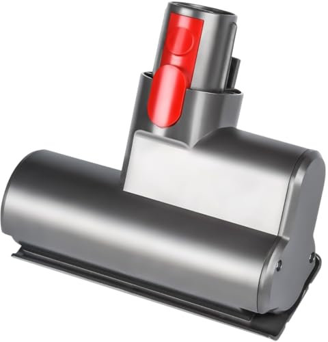 UTIZ Mini Turbo Mites - Cabezal de cepillo para aspiradoras inalámbricas Dyson V7, V8, V10, V11, V15, elimina el polvo, el cabello, los ácaros y la suciedad