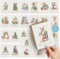 Weihnachtskarten - 24 Premium Weihnachtskarten mit Umschlag Set - A6 Postkarten mit Tierisch Schön - Kleine Weihnachtskarten für Kinder Freunde Merry Christmas Cards Grußkarten Weihnachten Geschenke