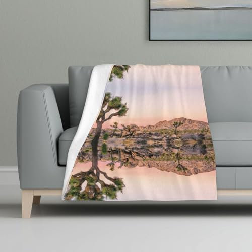 DEXNEL Afrika-Baumdecke, Sofa-Überwurf, weich, warm, vielseitige Decke für Reisen, Camping, leichte Decke für Weihnachten