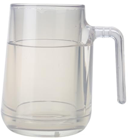 Jarra de cerveza aislada en frío Práctica jarra de cerveza fría Vasos Aislamiento de doble pared Vaso congelador transparente