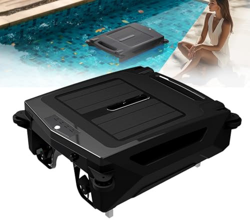 Robot per La Pulizia Della Piscina, Modalità Doppia Solare E Di Ricarica, Area Di Pulizia 100 Metri Quadrati, Durata Della Batteria Di 5 Ore, 2500 Mah, Con Funzione Di Sterzo Automatico
