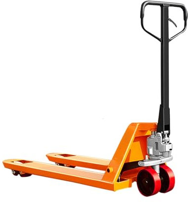 JIEYUGH Transpalette manuel mobile - Manipulation hydraulique manuelle - Petit transpalette manuel avec fourches réglables - Déménageur pour entrepôt/chargement de camion (PU, 2T/685 mm)