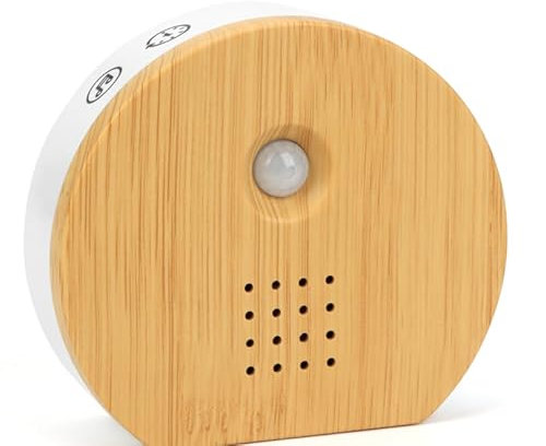 Vogelgezwitscher Box, Vogelgezwitscher Bewegungsmelder mit Wandhalterung,11 Klangeffekte & 2 Wiedergabemodi,Naturgeräuschebox Vogel Gesang enthalten Vogelgesang, Bachgeflüster, Meeresrauschen