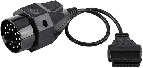 CYTGOUPER OBD1 auf OBD2 Adapter, 20 Pin auf 16 Pin Auto Obd2 Kabel Diagnosegerät, OBD Stecker Scanner Kabel für E36 E38 E39 E46 E53 X5 Z3, Diagnose Verlängerungskabel Ersatz OBDII