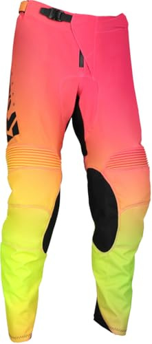 ACERBIS PANTALONE MX TRACK STABI FUCSIA/YELLOW FLUO T.36