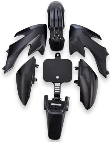 Seitenverkleidunge Verkleidungen Verkleidungs-Bodykit-Kotflügel Für XR50 CRF50 50/70/90/110/125CC Pit Motorradzubehör Seitenverkleidung Seitenabdeckung Luftabweiser