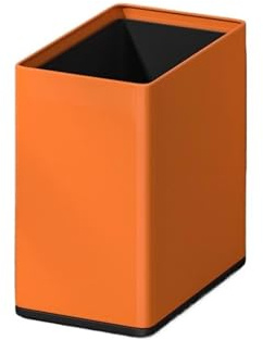 Xumh2024-3 Poubelle de Cuisine Poubelle rectangulaire à Double paroi en Acier Inoxydable, Ouverte sur Le Dessus, for Le Salon(Orange)