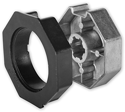 Adapter-Set für Selve Rolladenmotore 2/.. für SW 70 Rolladenwellen bestehend auf Laufring- und Kupplungsadapter, von EVEROXX®