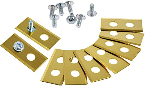 9x Ersatz-Messer Klingen/Schneid-Klingen Titan für Mähroboter Worx Landroid M500 WG754E