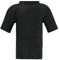 LACOFIA Jungen Kurzarm Badeshirt Kinder Sonnenschutz Schwimmshirt Kinder Rashguard Schnelltrocknendes Schwarz 11-12 Jahre/146-152