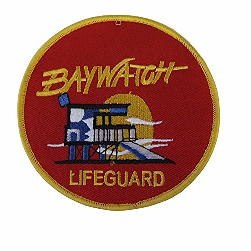 LipaLipaNa Baywatch Lifeguard Embroidered Patch Aufnäher Besticktes Patch zum Aufbügeln Applique Souvenir Zubehör