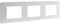 Artezo ART3545411357215 Zenitech-Plaque de Finition Triple Design Moderne et Compact-Compatible avec Appareillages Électriques-Installation Facile pour Maison-Blanc, 1 Pièce