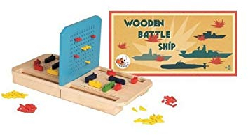 Spiel Schiffe versenken, aus Holz