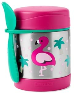 Skip Hop Tarro de comida para bebés aislado, Zoo, Flamingo