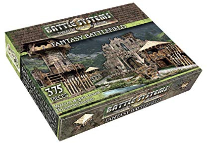 Battle Systems – Modular Fantasy Scenery – Perfect for Roleplaying and Wargames - Multi Level Tabletop Terrain for 28mm Miniatures – Colour Printed Model Diorama – DnD Warhammer (Battlefield)