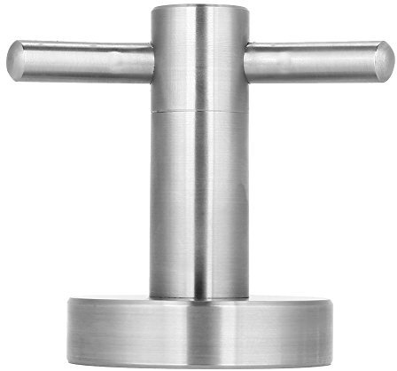Raguso Wall Mount Double Hooks Stainless Steel Double Robe Hook Coat Hooks Wall Mount for Bathroom Kitchen Towel HangerDrying Supplies