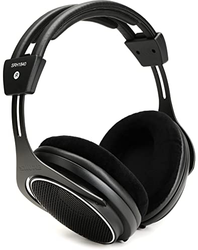 Shure SRH1840 - Auriculares Profesionales, Cerrados, Gama Alta - Negro