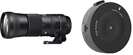 Sigma 5,0-6,3/150-600 DG OS HSM Contemporary Nikon, nero & Sistema base USB/USBDock per obiettivi con attacco a baionetta Nikon, colore: Nero